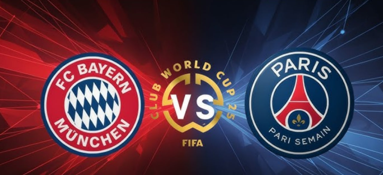 PSG vs Bayern Munich Perempat Final Piala Dunia Antarklub logo temp